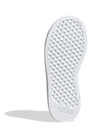 Adidas Grand Court 2 K Weiße Sneakers mit schwarzen Streifen