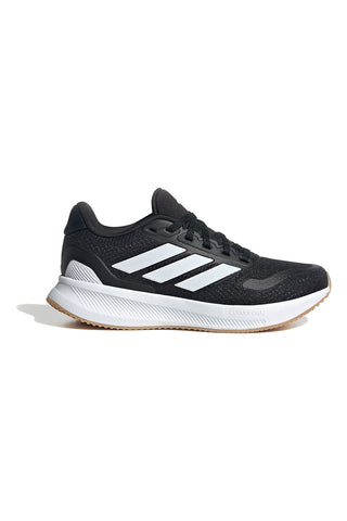 Adidas Runfalcon 5 J Schwarze Laufschuhe mit atmungsaktivem Obermaterial