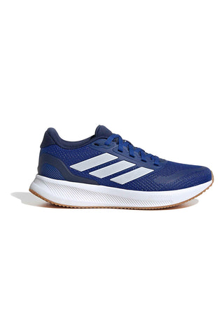 Sneakers blu in mesh con suola ammortizzata Adidas Runfalcon 5 J