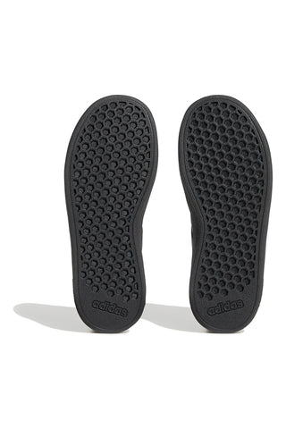 Schwarze Adidas Grand Court 2 K-Sneaker mit monochromem Profil