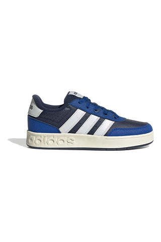 Sneakers blu e navy con dettagli bianchi Adidas Breakbase J