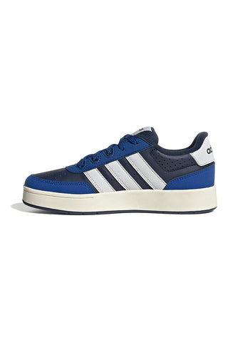Adidas Breakbase J Sneaker in Blau und Marineblau mit weißen Details