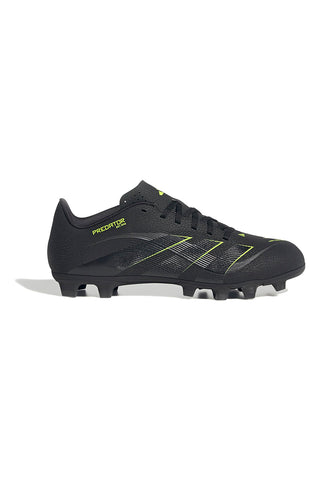 Adidas Predator Club FG/MG Schwarze Fußballschuhe mit Limettendetails