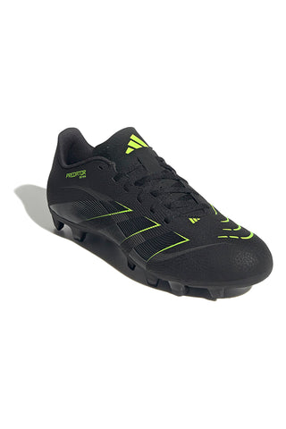Scarpe da calcio nere FG/MG con dettagli lime Adidas Predator Club