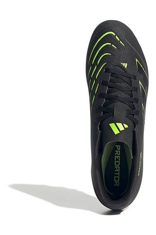 Scarpe da calcio nere FG/MG con dettagli lime Adidas Predator Club