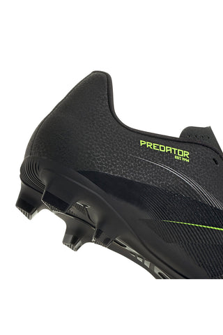 Scarpe da calcio nere FG/MG con dettagli lime Adidas Predator Club