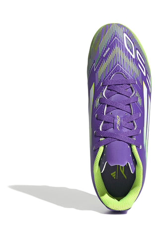Scarpe calcio viola FG/MG con tomaia leggera Adidas F50 CLUB FG/MG J