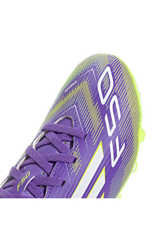 Scarpe calcio viola FG/MG con tomaia leggera Adidas F50 CLUB FG/MG J