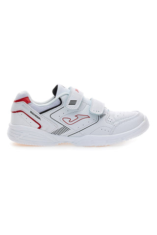 Sneakers bianche con doppio strappo Joma W.School JR 2506