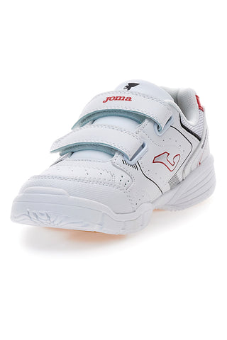 Sneakers bianche con doppio strappo Joma W.School JR 2506