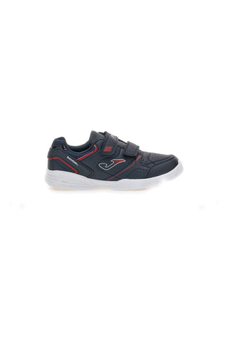Sneakers blu con doppio strappo Joma Wschool Jr 2533