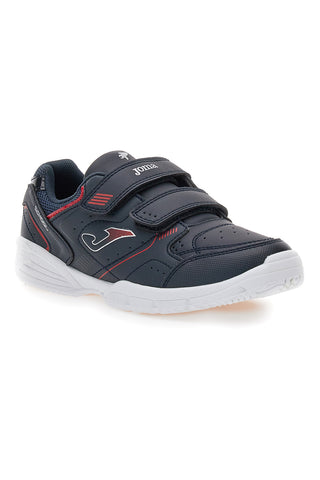 Sneakers blu con doppio strappo Joma Wschool Jr 2533