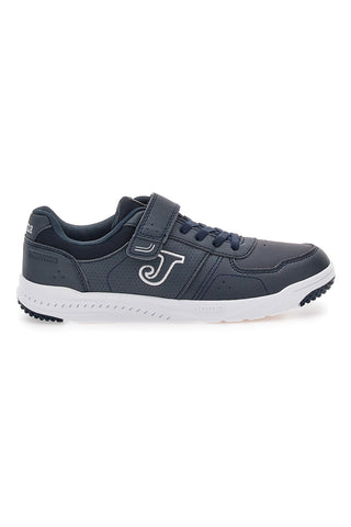 Sneakers blu con suola bianca e chiusura a strappo Joma HARVARD JR 2533