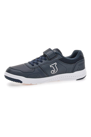Sneakers blu con suola bianca e chiusura a strappo Joma HARVARD JR 2533