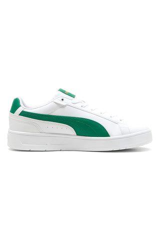 Sneakers bianche con dettagli verdi PUMA Court Classico