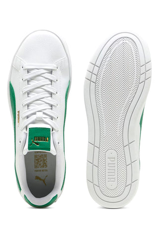 Sneakers bianche con dettagli verdi PUMA Court Classico