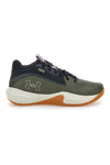Scarpe da basket verdi con suola gum Under Armour Lockdown 7