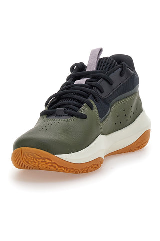 Scarpe da basket verdi con suola gum Under Armour Lockdown 7