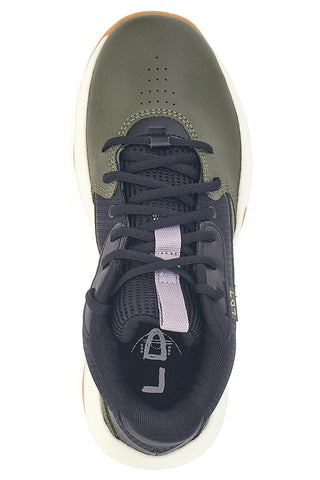 Under Armour Lockdown 7 Basketballschuhe in Grün mit Gummisohle