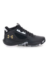 Under Armour GS Lockdown 6 Basketballschuhe mit schwarzer Grafik-Außensohle