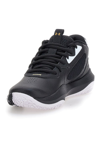 Under Armour GS Lockdown 6 Basketballschuhe mit schwarzer Grafik-Außensohle