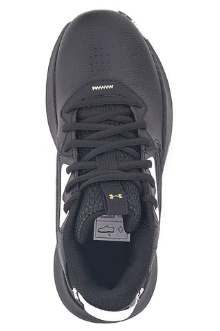Under Armour GS Lockdown 6 Basketballschuhe mit schwarzer Grafik-Außensohle