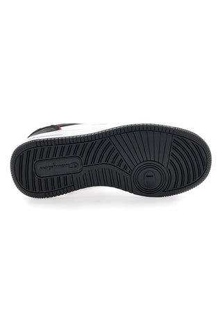 Schwarz-weiß-rote Champion RD18 2 Low B GS-Sneaker