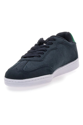 Sneakers blu navy con logo laterale e dettaglio verde Champion Prestige MS