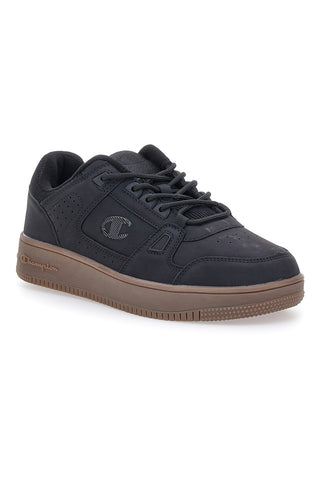 Sneakers nere stile basket con suola marrone Champion RD18 Low Cord