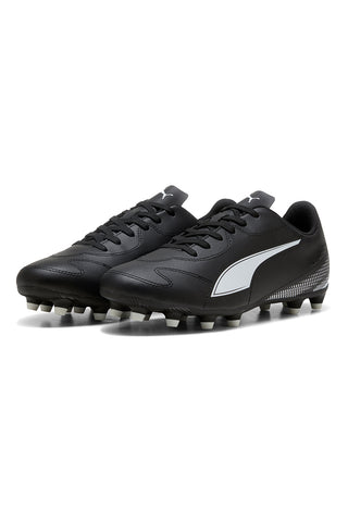 Schwarze Fußballschuhe mit synthetischem Obermaterial Puma Vitoria II FG/AG