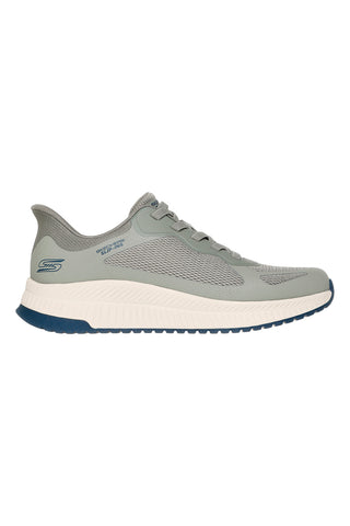 Graue Sneakers Slip-ins Komfort Skechers Bobs Squad 4
