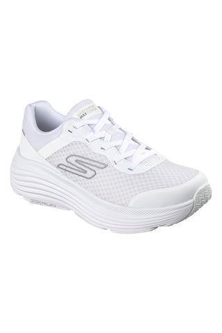 Weiße Mesh-Schuhe mit ULTRA LIGHT-Dämpfung Skechers Max Cushioning Endeavour
