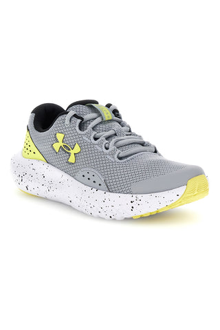 Sportschuhe grau gelb atmungsaktive Mesh Under armour Surge 4 BGS