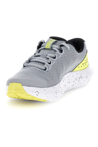 Sportschuhe grau gelb atmungsaktive Mesh Under armour Surge 4 BGS