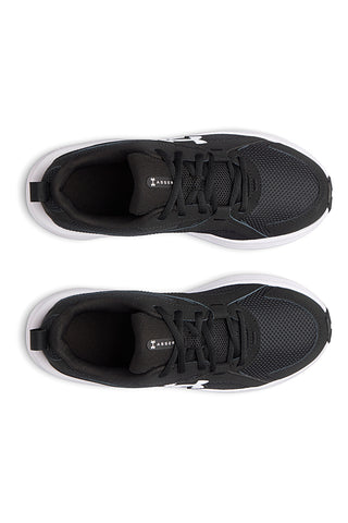 Jungen schwarz Mesh Turnschuhe Under Armour BGS Assert 11