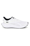 Schwarze und weiße Laufschuhe mit atmungsaktivem Mesh und Charged+ Cushioning Under armour Ascend