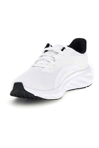 Schwarze und weiße Laufschuhe mit atmungsaktivem Mesh und Charged+ Cushioning Under armour Ascend