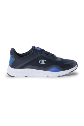 Champion Orion blau und grau Turnschuhe mit Schnürsenkeln