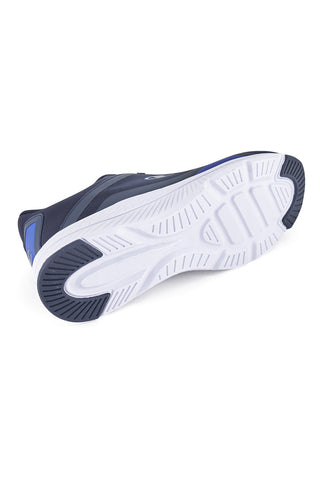 Champion Orion blau und grau Turnschuhe mit Schnürsenkeln