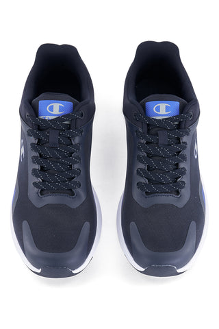 Champion Orion blau und grau Turnschuhe mit Schnürsenkeln