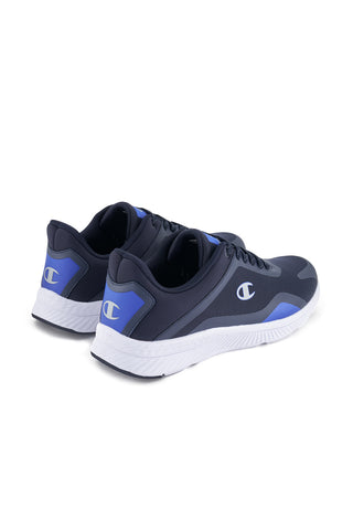 Champion Orion blau und grau Turnschuhe mit Schnürsenkeln