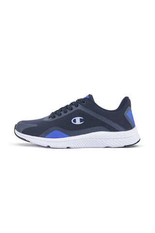 Champion Orion blau und grau Turnschuhe mit Schnürsenkeln