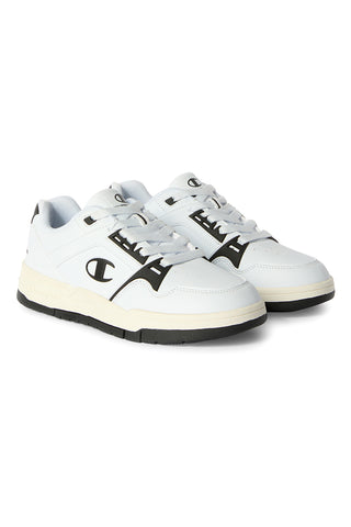 Weiße Turnschuhe mit schwarzen Details Champion Rd18 Heritage Evolve B Gs