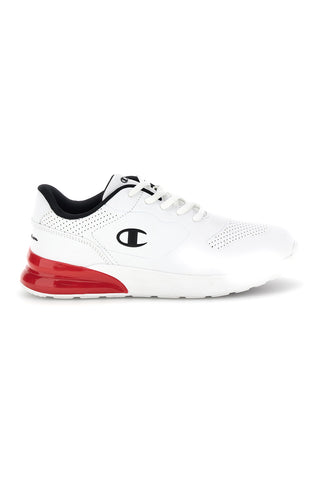 Sneakers bianche con inserti rossi e lacci Champion Champ.ion U GS