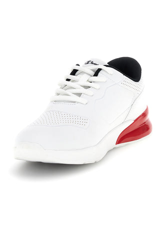 Sneakers bianche con inserti rossi e lacci Champion Champ.ion U GS
