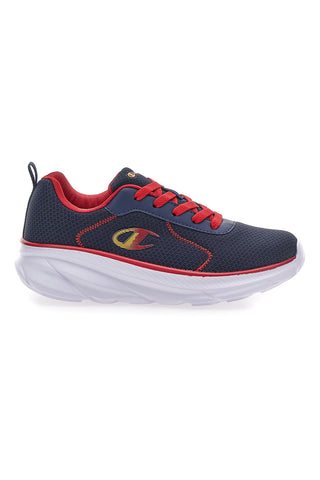 Blaue und rote Turnschuhe mit sportlicher Sohle Champion Hro Jb Gs Low Cut