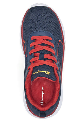 Blaue und rote Turnschuhe mit sportlicher Sohle Champion Hro Jb Gs Low Cut