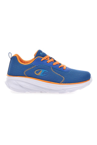 Blaue und orangefarbene Turnschuhe mit sportlicher Sohle Champion Hro Jb Gs Low Cut