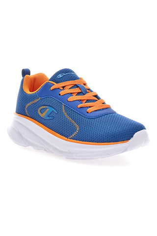 Blaue und orangefarbene Turnschuhe mit sportlicher Sohle Champion Hro Jb Gs Low Cut