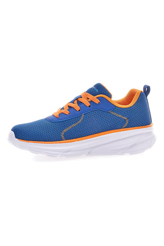 Blaue und orangefarbene Turnschuhe mit sportlicher Sohle Champion Hro Jb Gs Low Cut